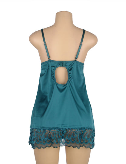 Tenielle - Teal/Green Chemise