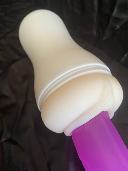 Manual Flesh Light - Manual Masturbation Sleeve with Container Cup