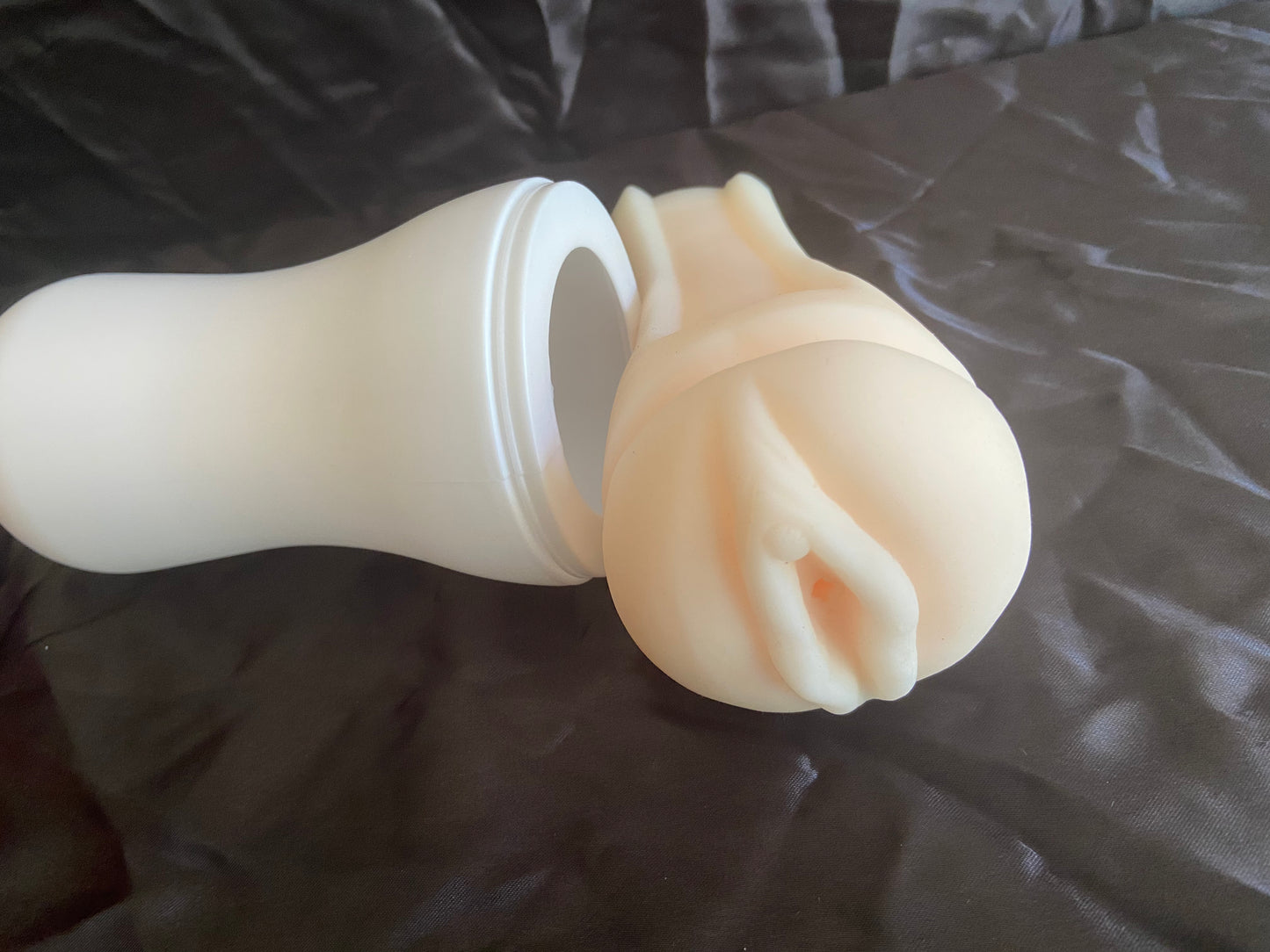 Manual Flesh Light - Manual Masturbation Sleeve with Container Cup