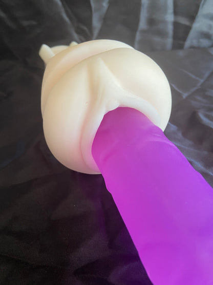 Manual Flesh Light - Manual Masturbation Sleeve with Container Cup