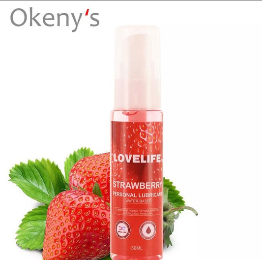 Okeny’s Strawberry Flavoured Lubricant - DeliciouslyPlayful